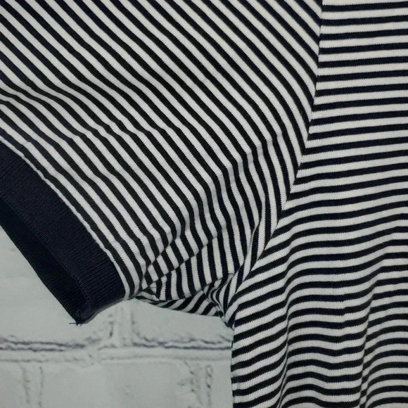 J Crew Polo Golf pima cotton striped polo shirt size Large - Picture 4 of 8